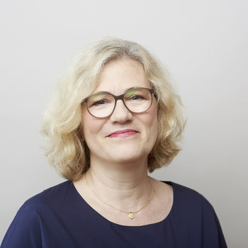 Portrait photo of Carena Schlewitt, Artistic Director of Hellerau - European Centre for the Arts, and member of the Dresden delegation for the jury presentation