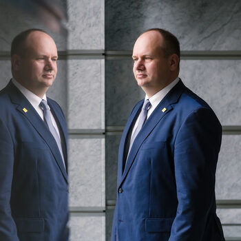 Portraitfoto von Dirk Hilbert, Oberbürgermeister und Mitglied der Dresdner Delegation für die Jurypräsentation